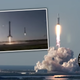 Illustration for article titled SpaceX Lands Three Falcon Heavy Rocket Boosters After One Launch